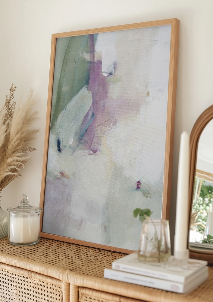 Soft Abstract Serenity Poster