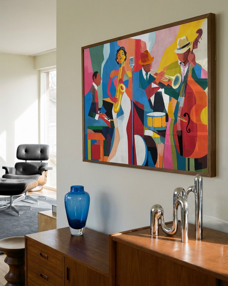 Vibrant Jazz Ensemble Poster
