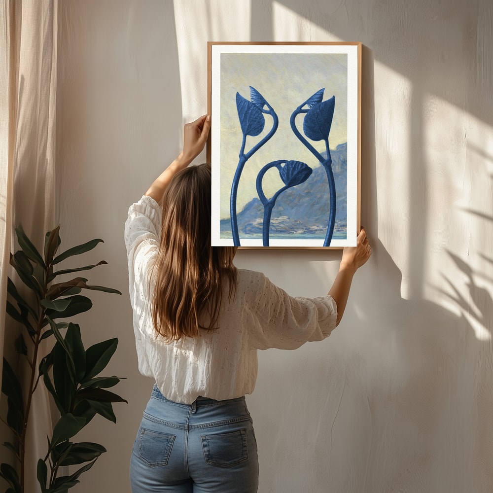 Blue Mountain Sprouts Poster