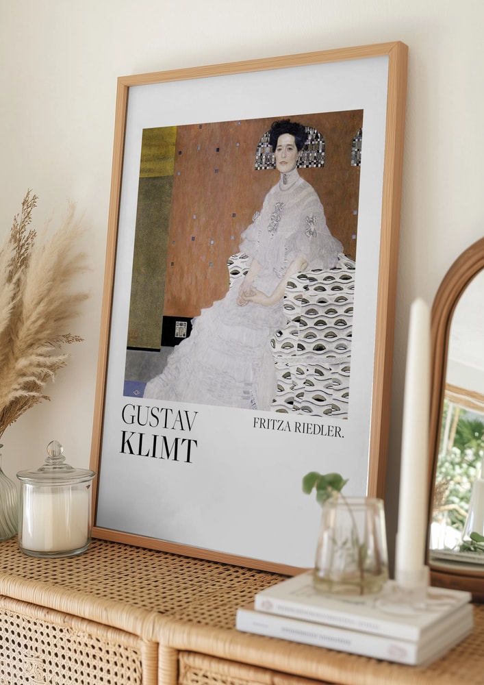 Gustav Klimt Bildnis Fritza Riedler (1906) Poster