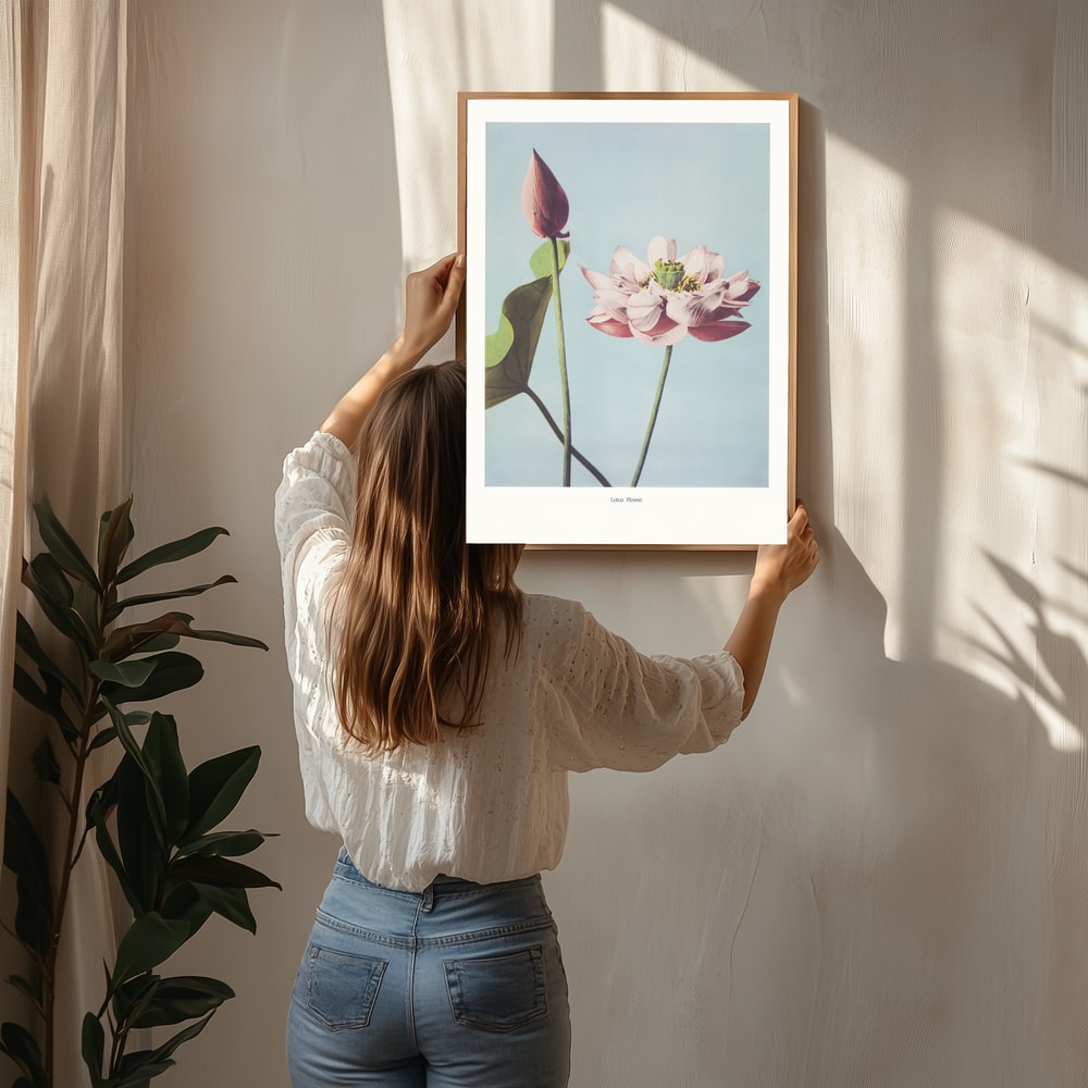 Lotusblumen Poster