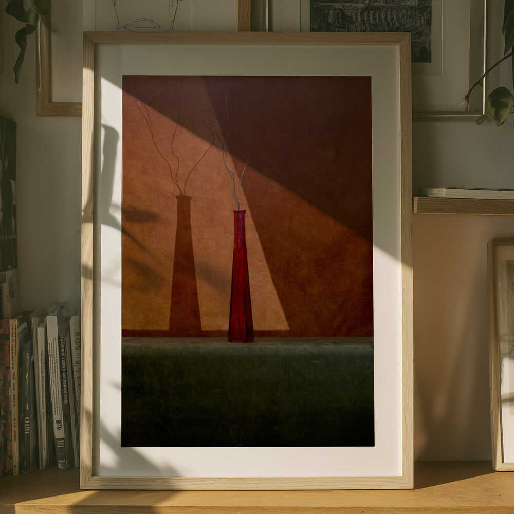Poster mit fallenden Blättern