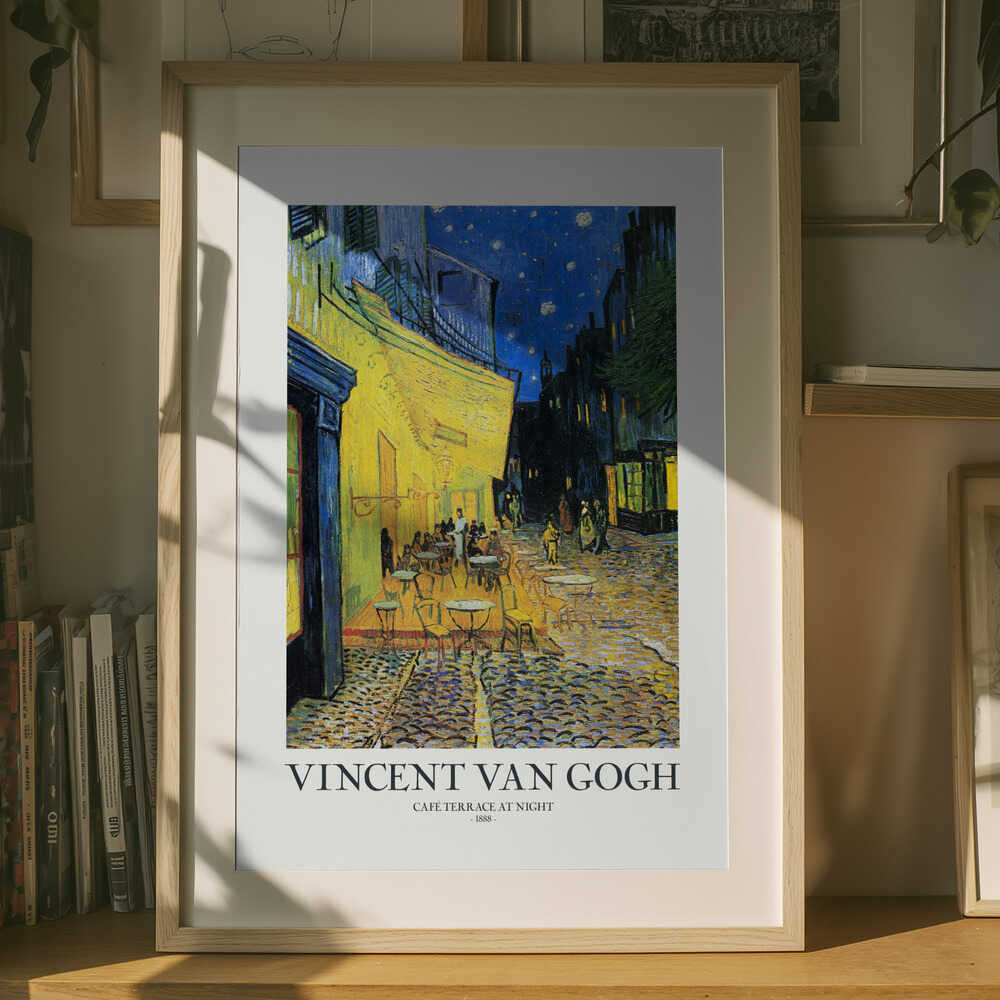 Vincent Van Gogh: Caféterrasse bei Nacht – Poster