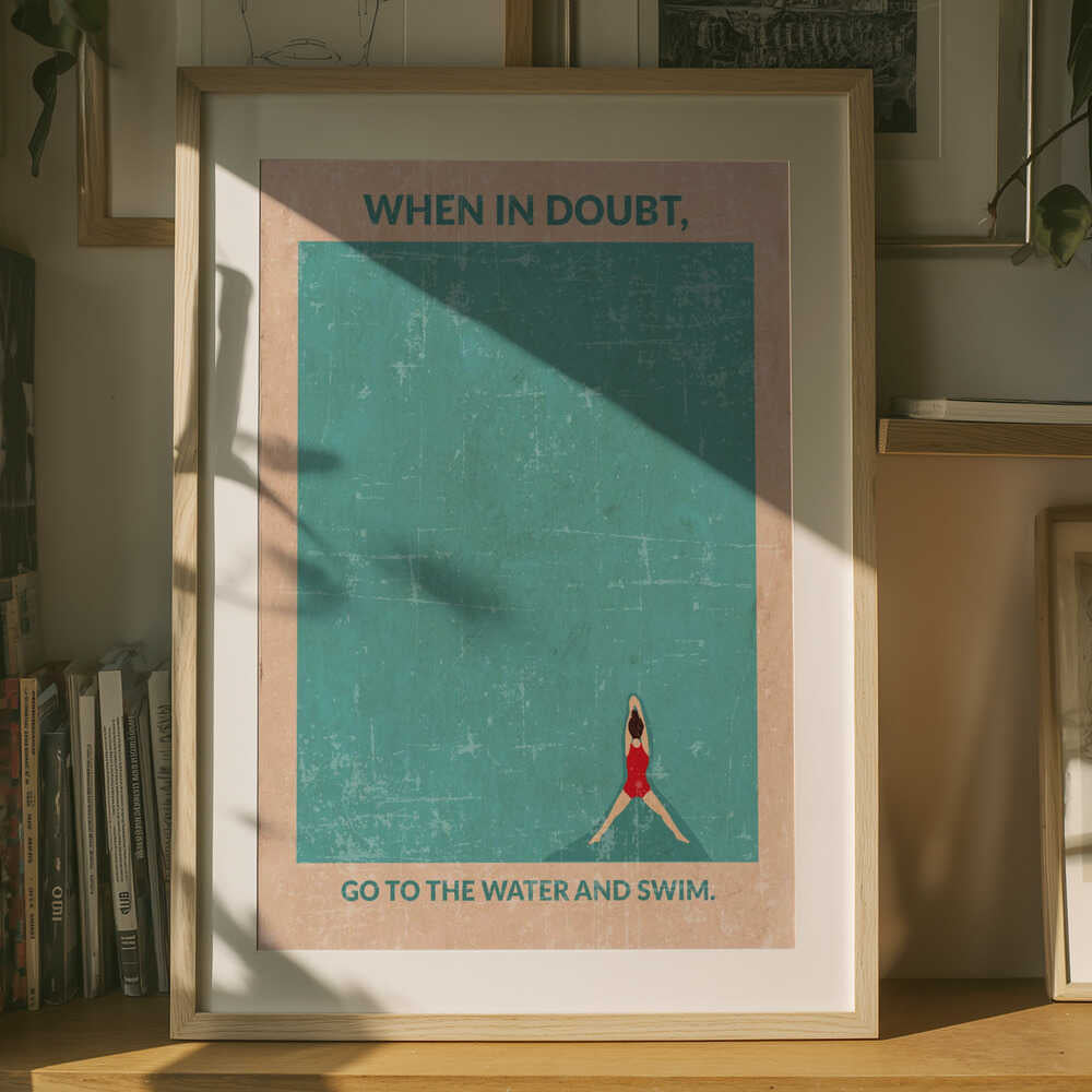 Open Water Standard Wandkunst – Poster