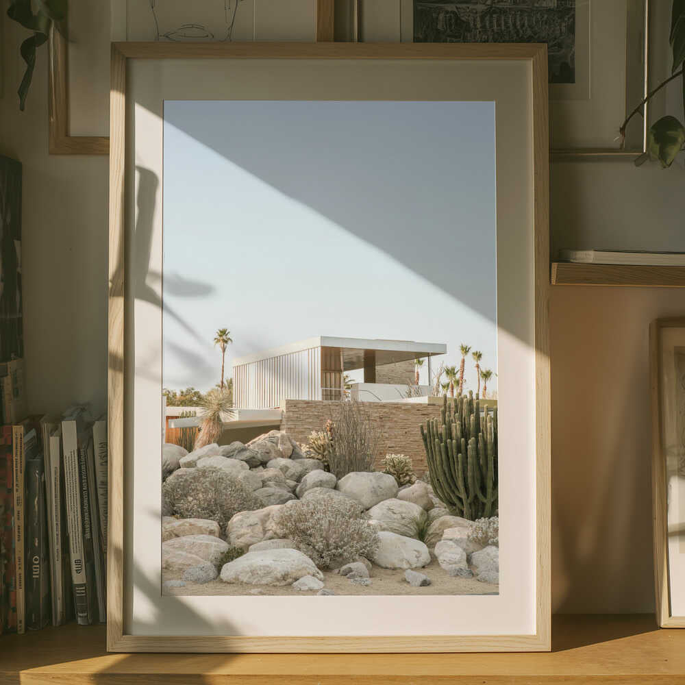 Desert Modern Oasis Poster