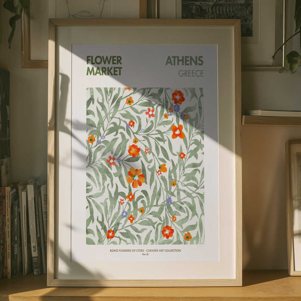 Blooming Athens Essence Poster