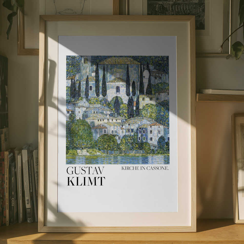 Kirche in Cassone (1913) – Poster-Poster