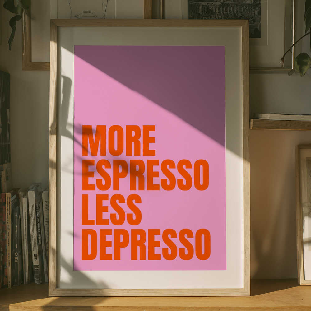 Koffein-Vibes – Poster