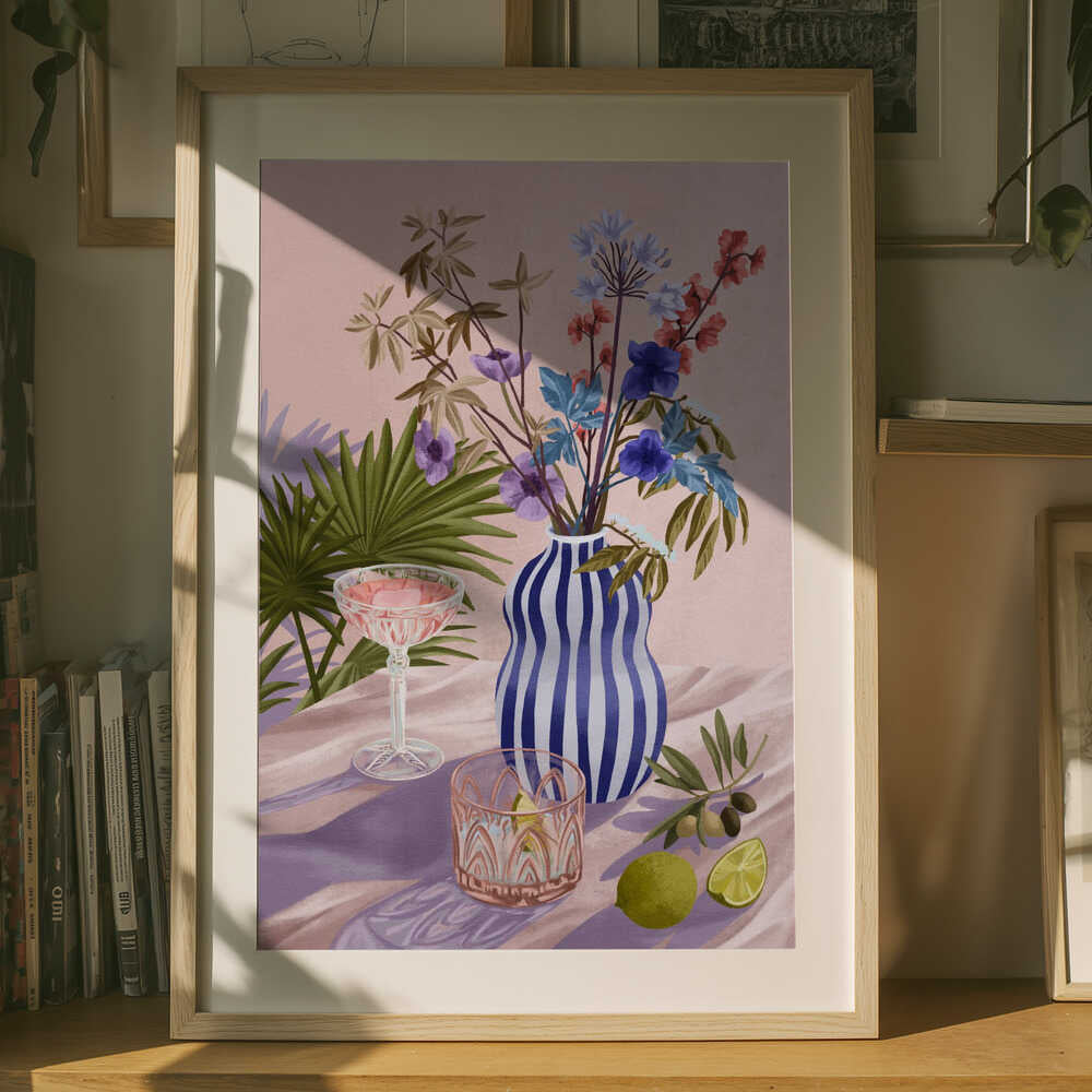 Fliederfarbener Sommer – Poster