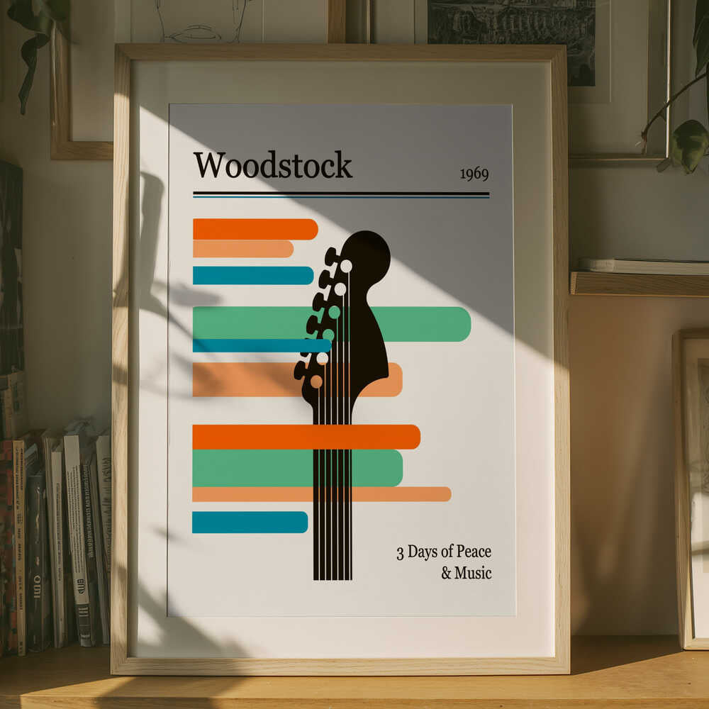 Woodstock Guitar Festival Poster