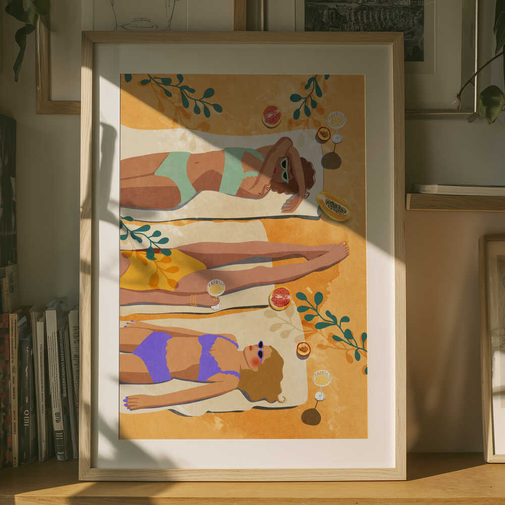 Poster „Sommermädchen“