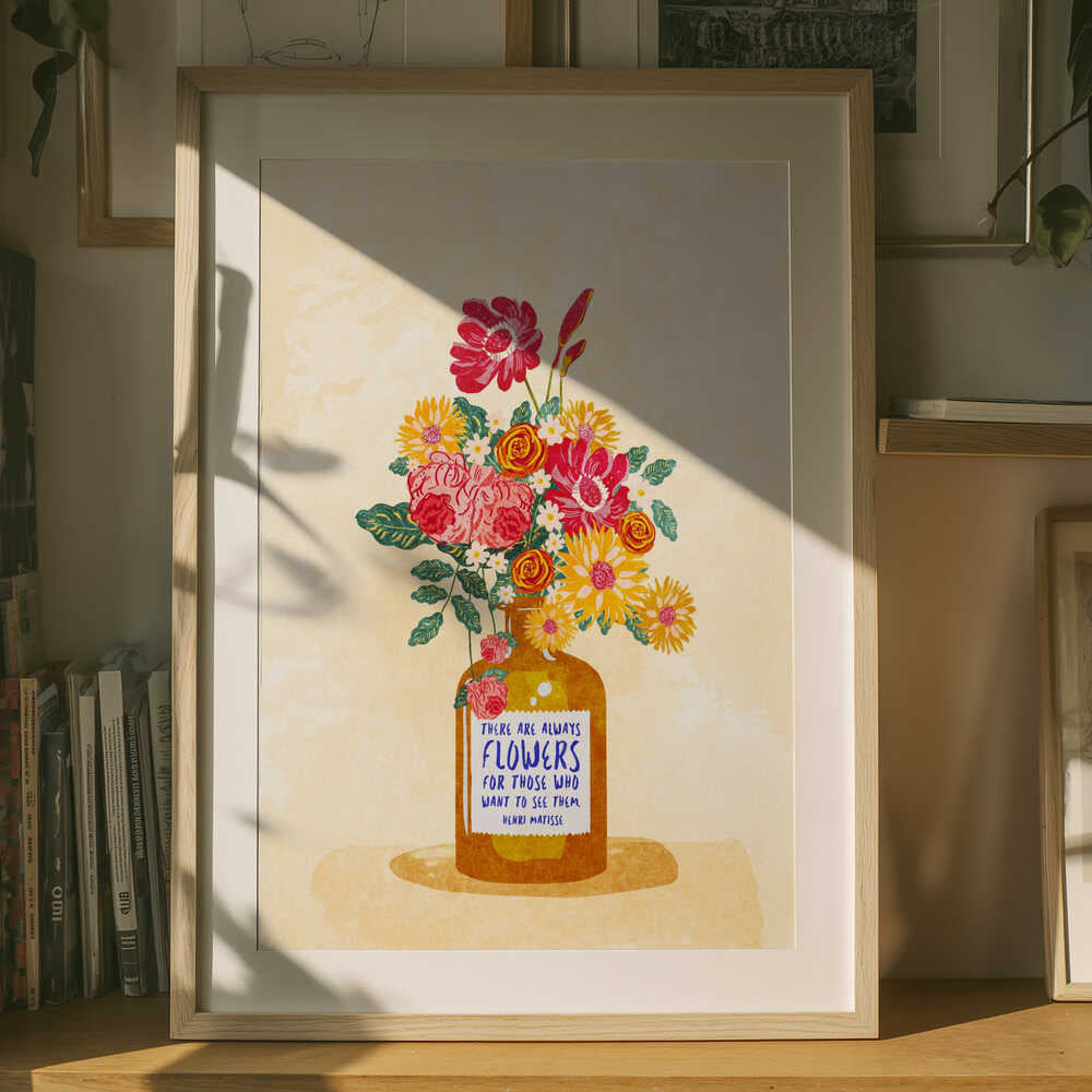 Immer Blumen – Poster