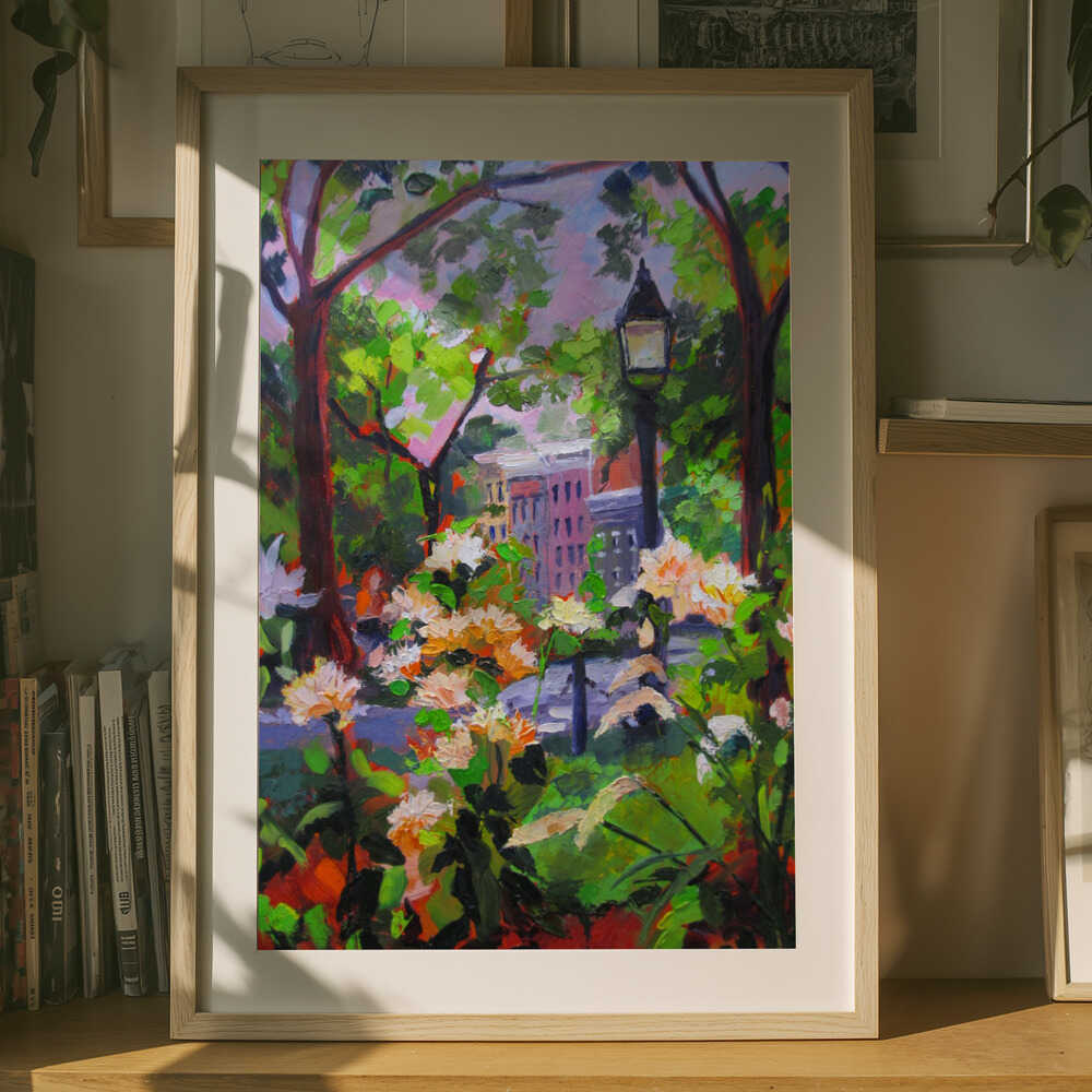 Lebendiger Stadtgarten – Poster