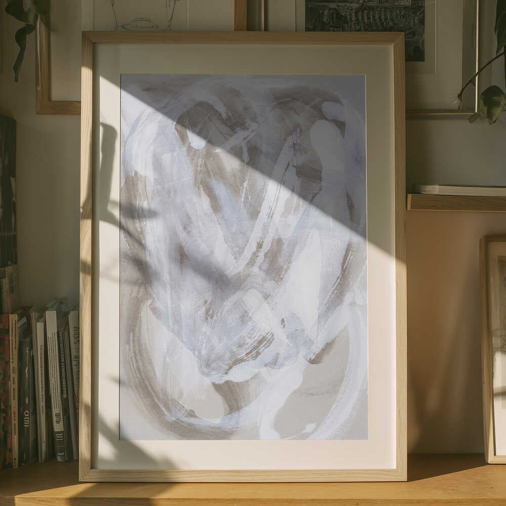 Abstrakte Pinselstriche 146 – Poster