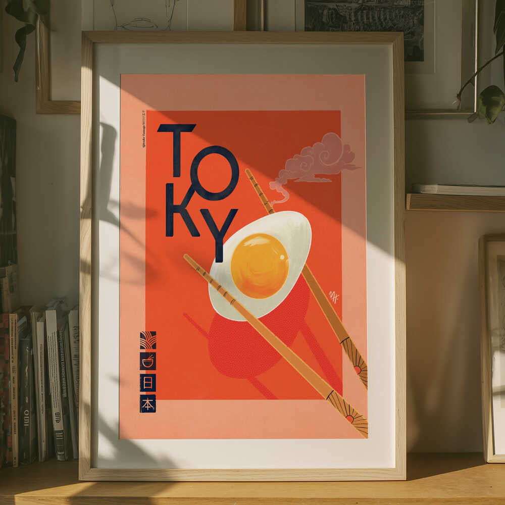 Tokyo Ramen Egg Poster