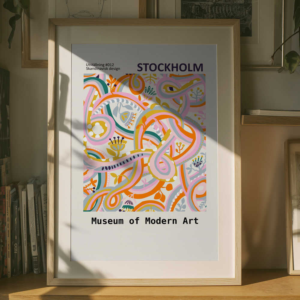 Botanical dopamine Exhibition Stockholm Poster