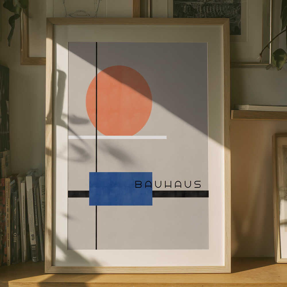 Moderne abstrakte Geometrie – Poster