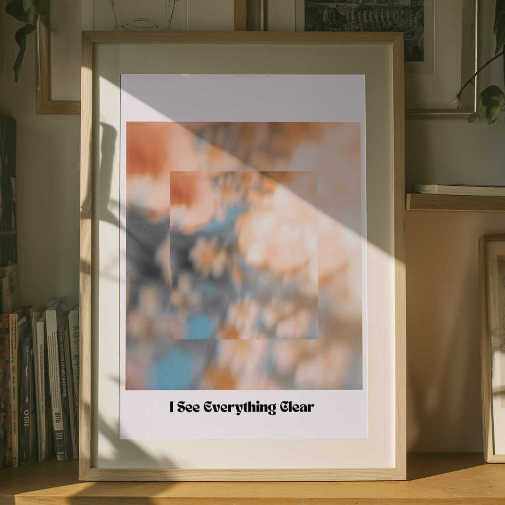 Poster „Ich sehe alles klar“