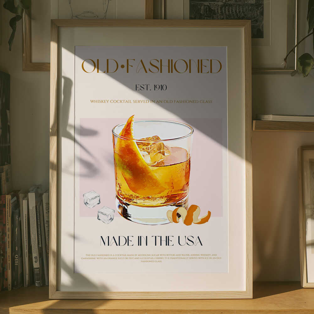 Classic Cocktail Charm Poster