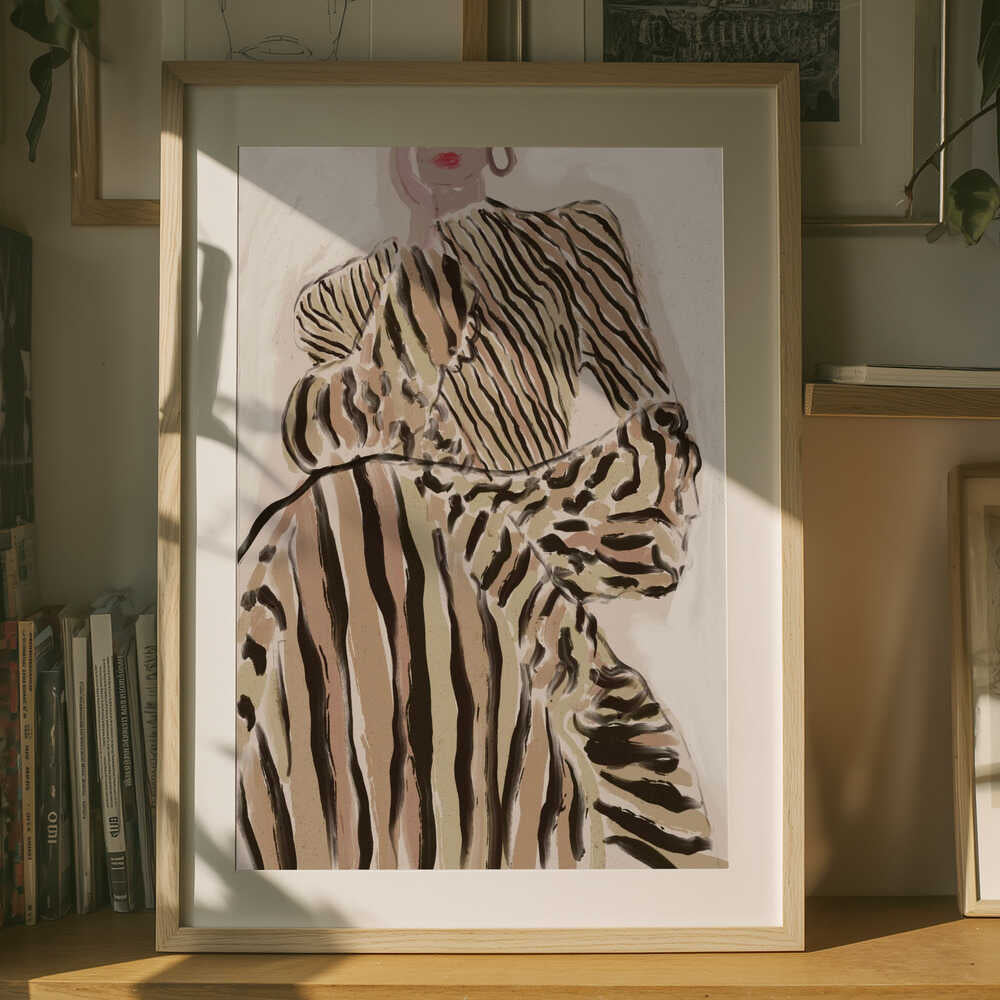 Eleganz des Zebras – Poster