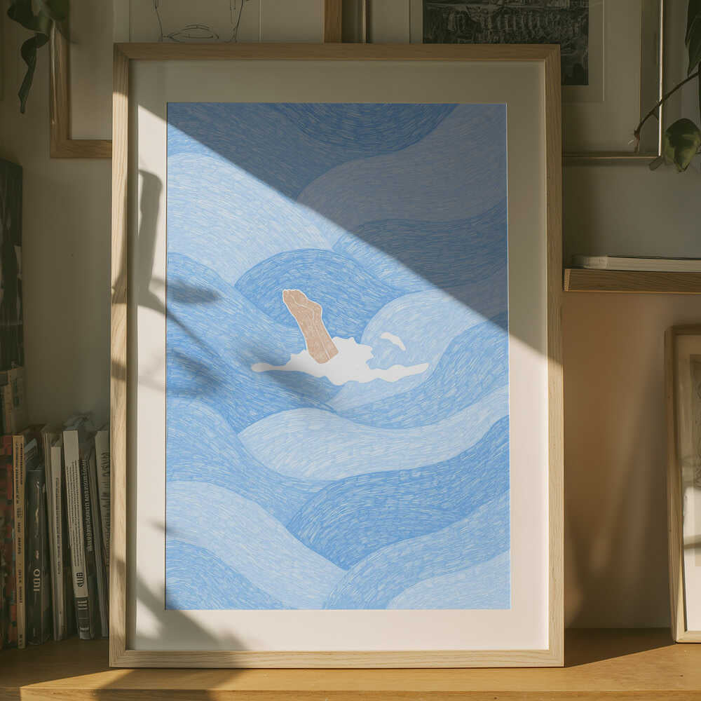 Poster „Flucht ans Meer“