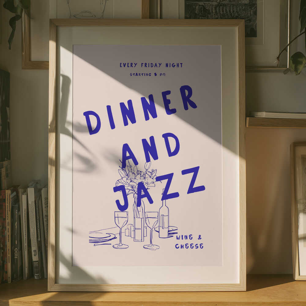 Jazz Night Feast Poster