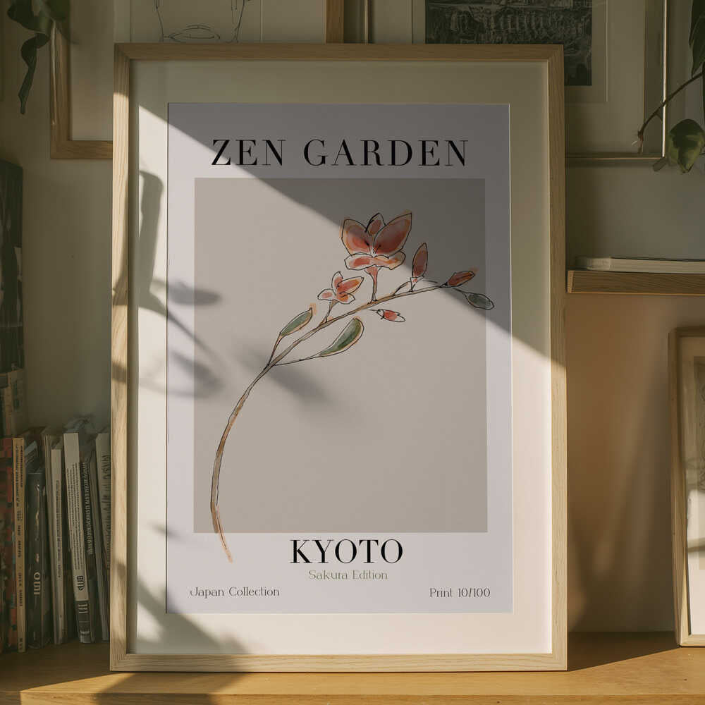Sakura-Gelassenheit-Poster