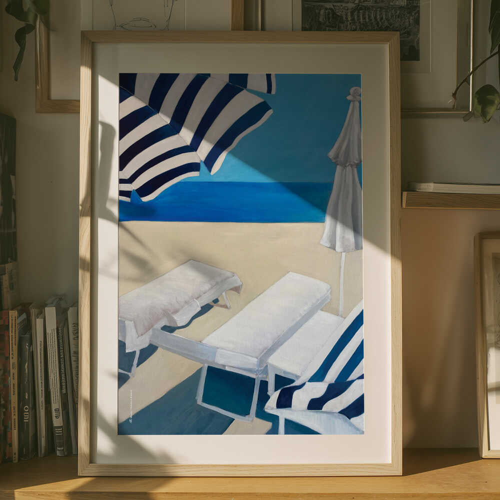 Beachside Serenity Poster