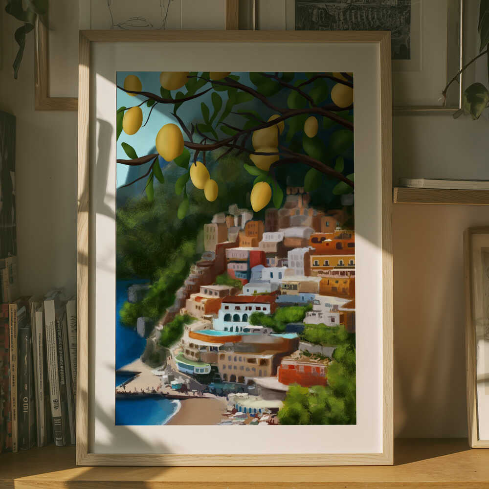 Lemon Coast Vistas Poster
