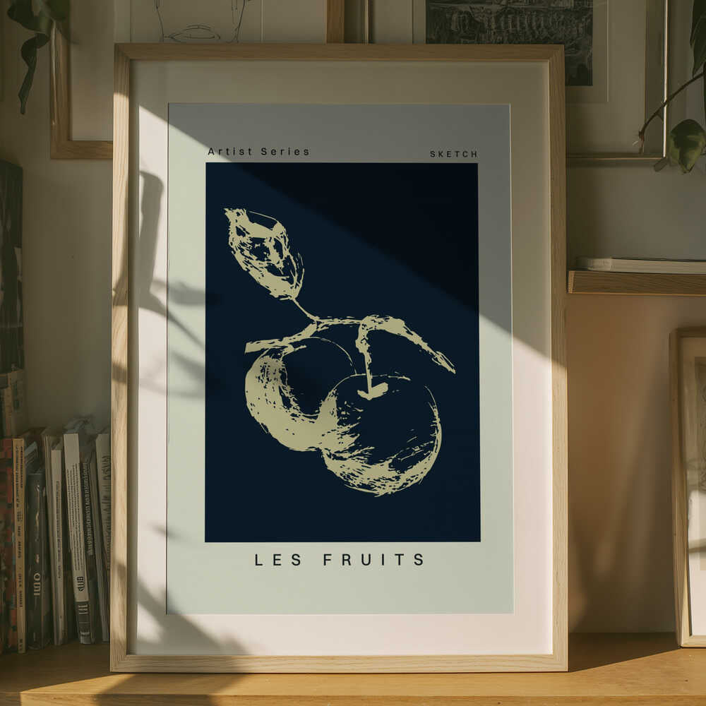Les fruits sketch Poster