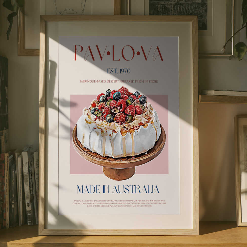 Beeren-Pavlova-Genuss, Poster