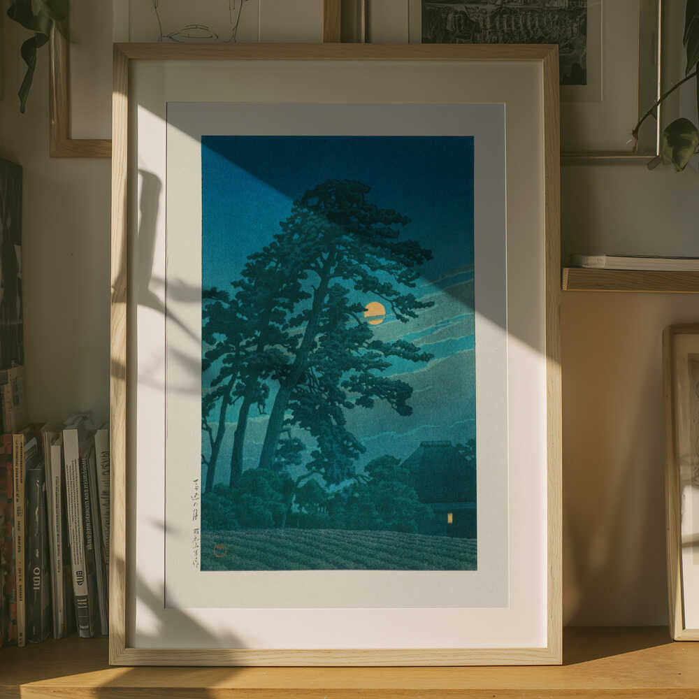 Moon At Magome Poster