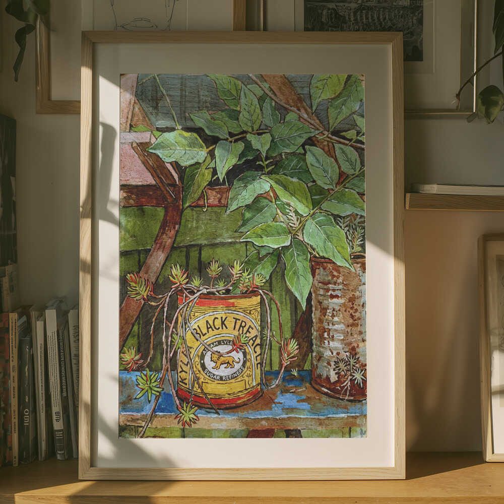 Rustic Garden Still Life Poster