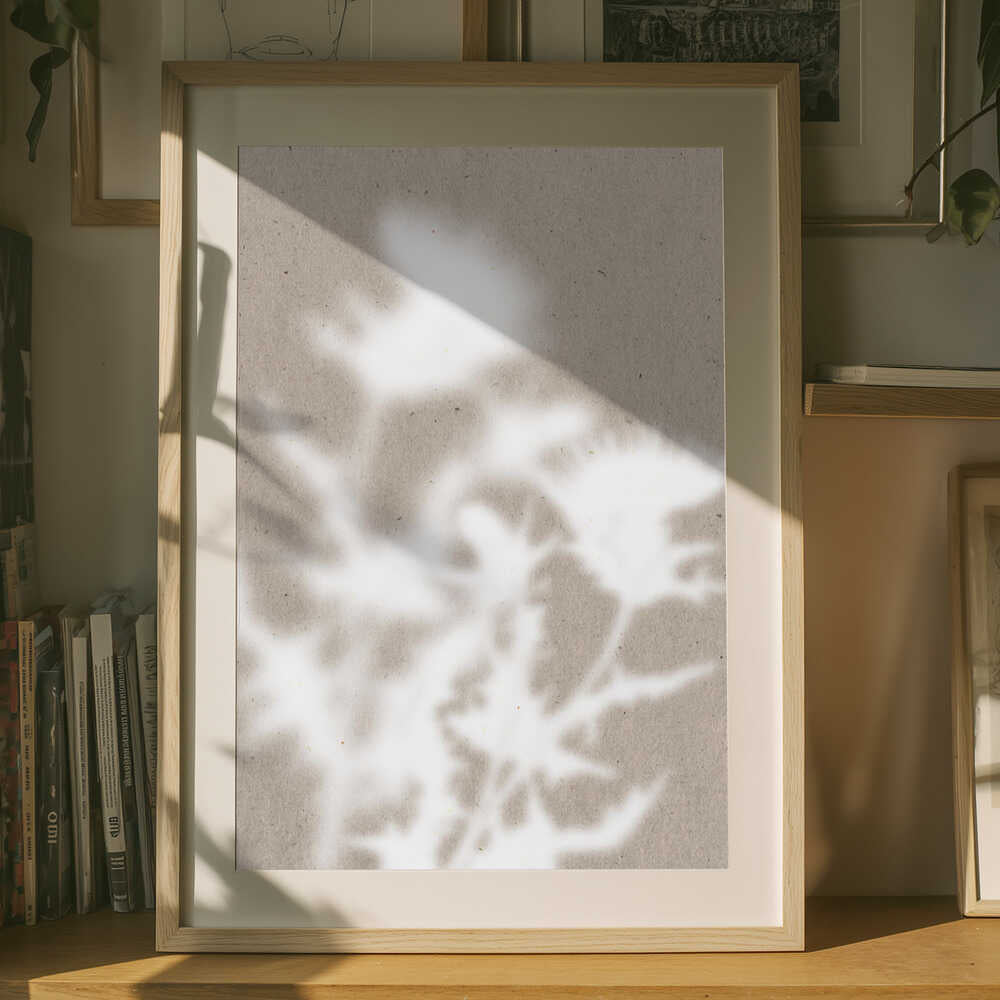 Poster „Sanfte botanische Schatten“