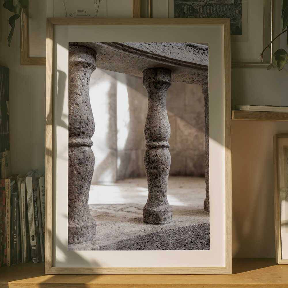 Classic Stone Balustrade Poster