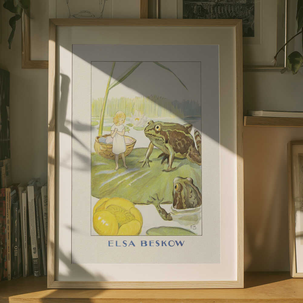 Poster „Tummelisa Grodorna“, Elsa Beskow, H. C. Andersen