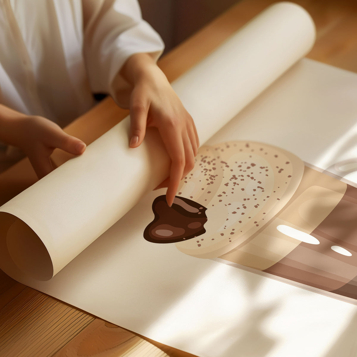 Frappuccino-Kaffeeposter