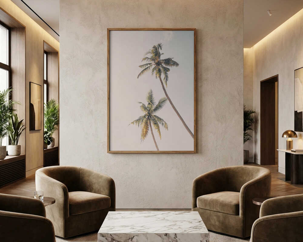 Tropical Palms Poster