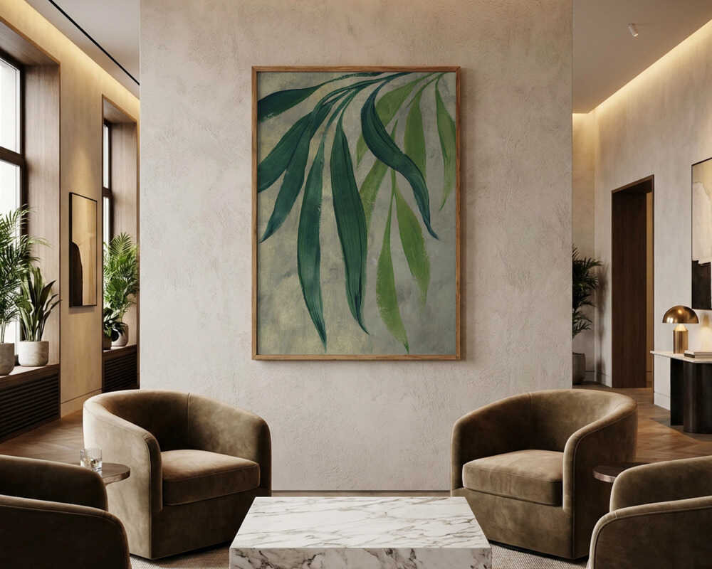 Lush Green Botanicals Poster