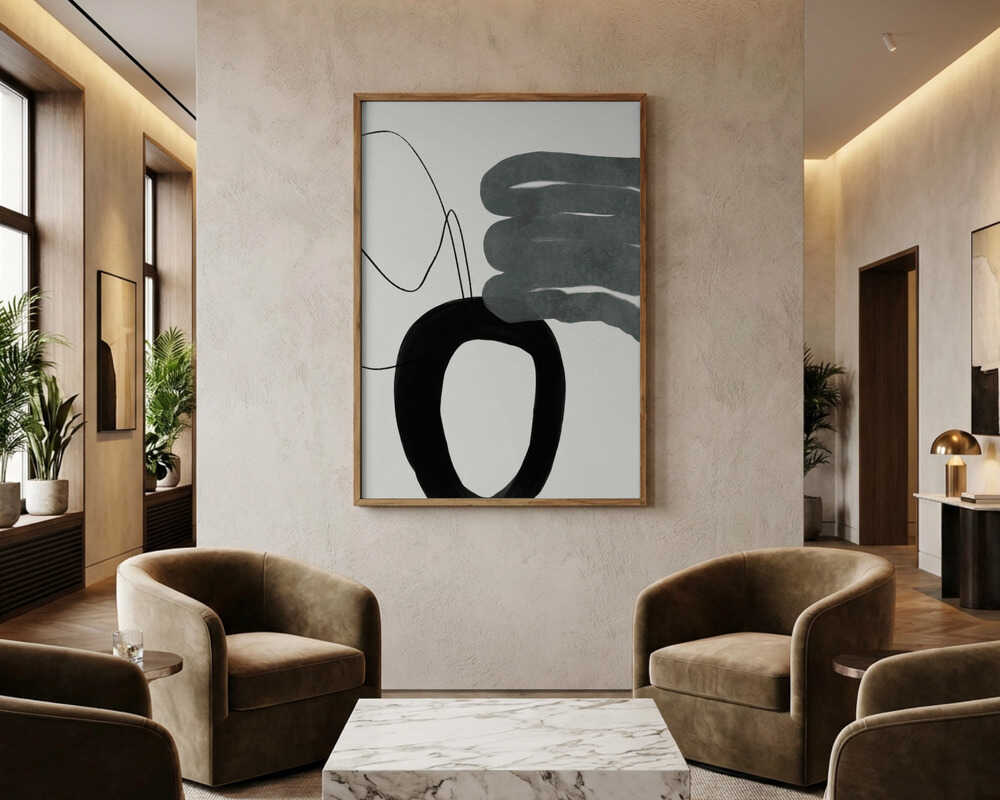 Painted Lines Swazz Kopie Poster