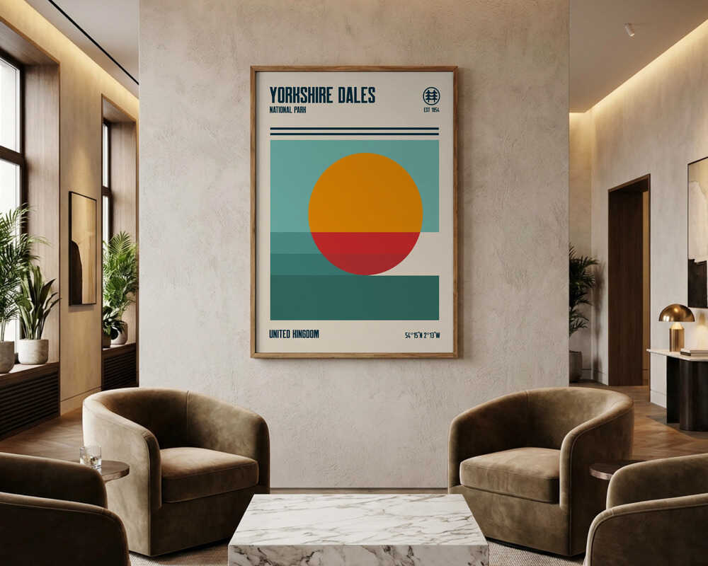 Yorkshire Dales National Park Travel Poster Poster