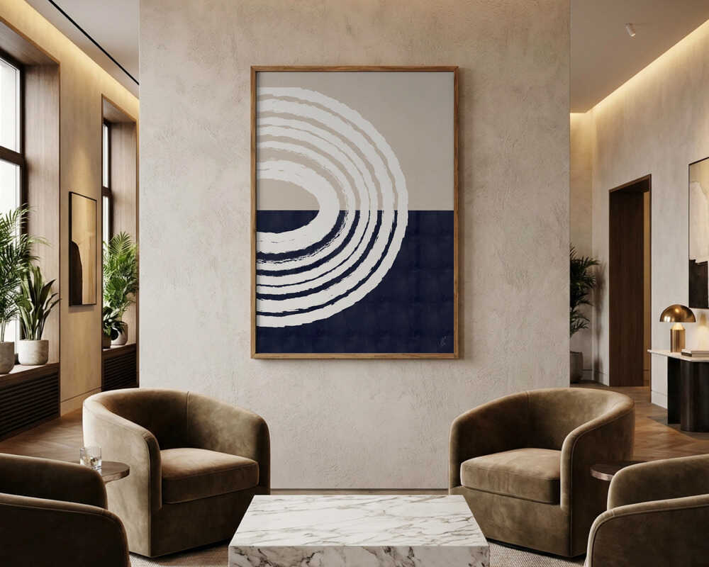 Zen Curve Balance Poster