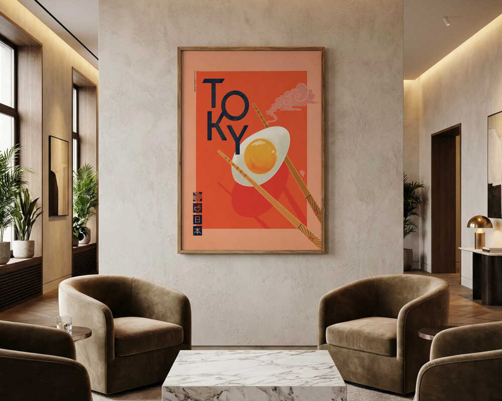 Tokyo Ramen Egg Poster