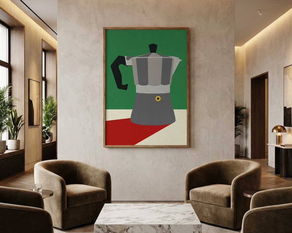 Italienischer Espresso-Poster