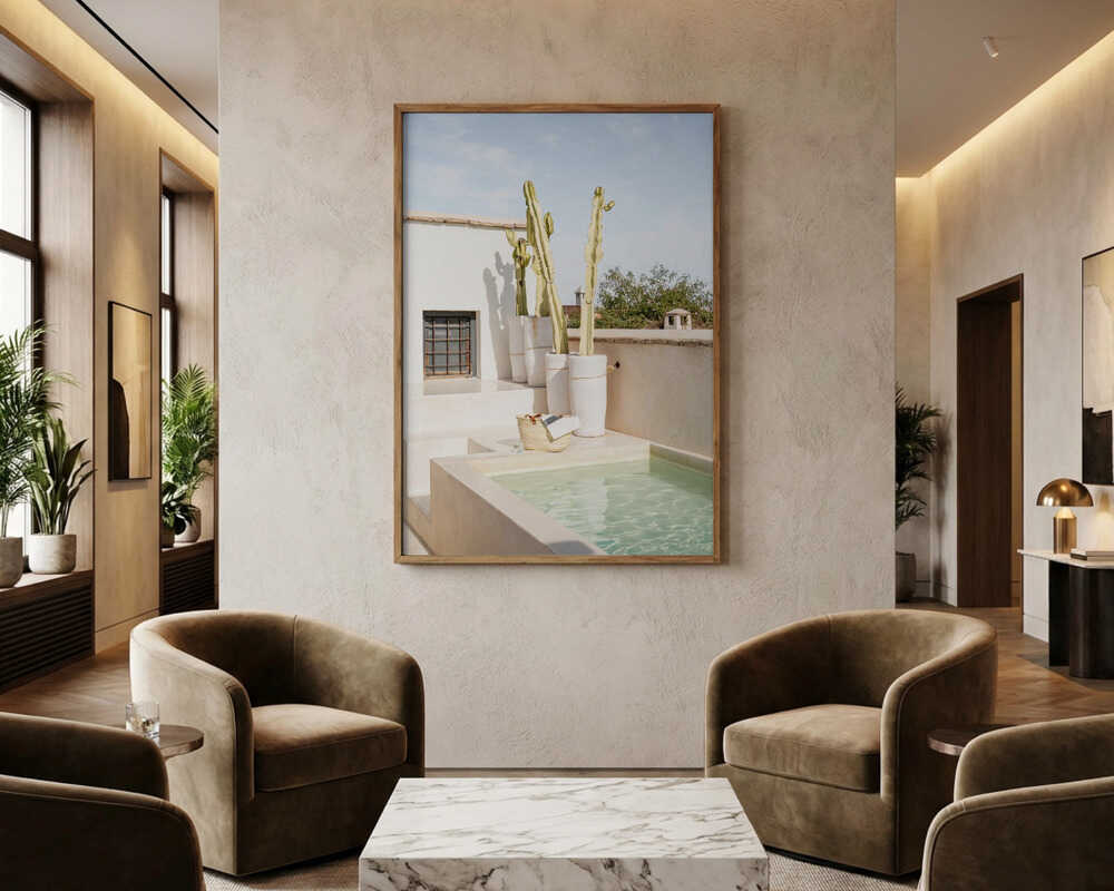 Poster „Riad-Dachterrasse“
