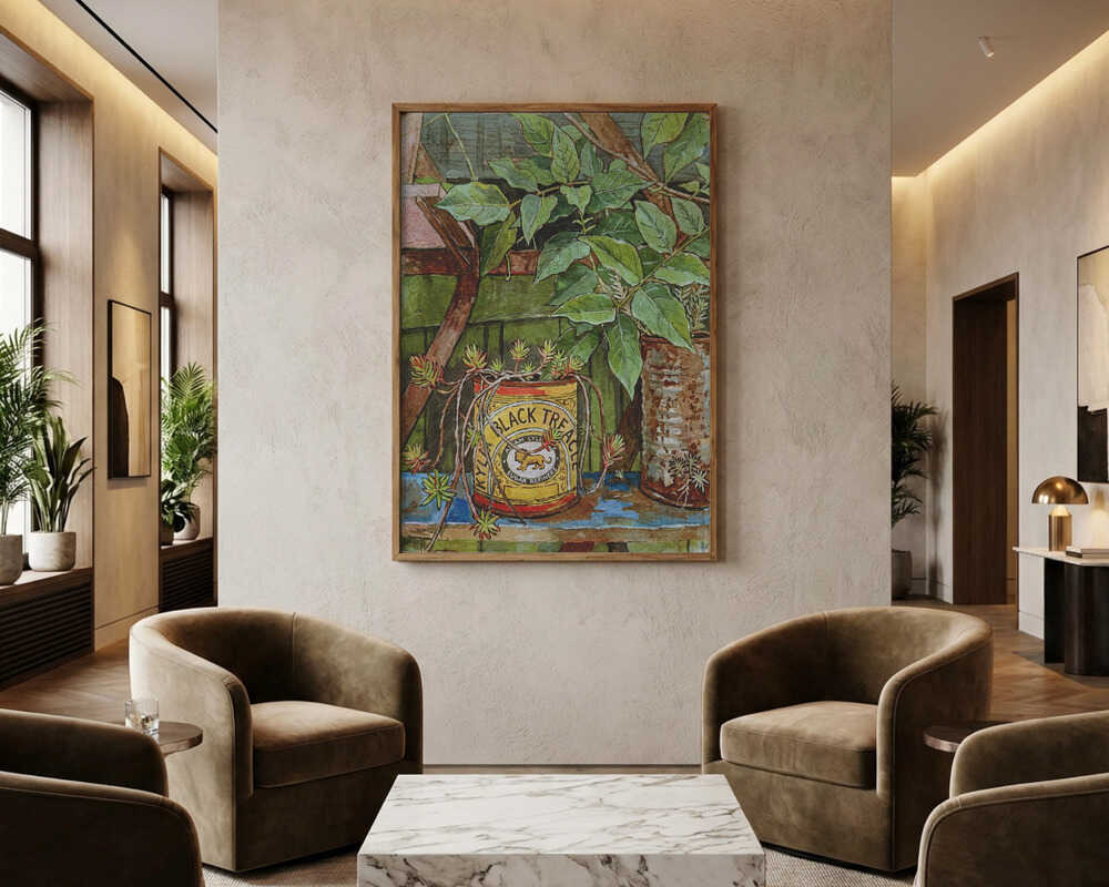 Rustic Garden Still Life Poster