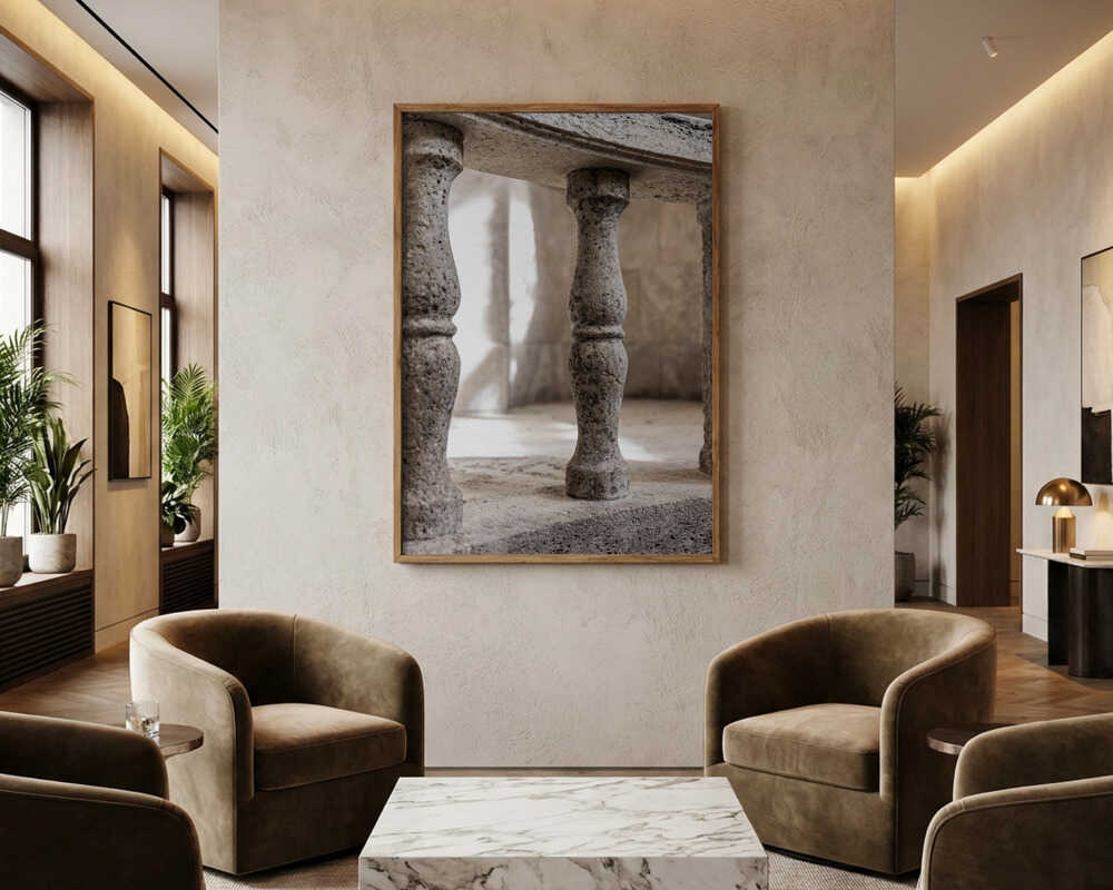 Classic Stone Balustrade Poster