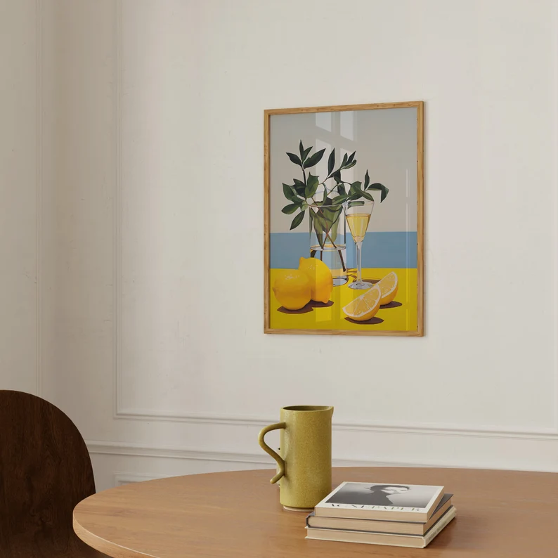 Zitronen-Poster