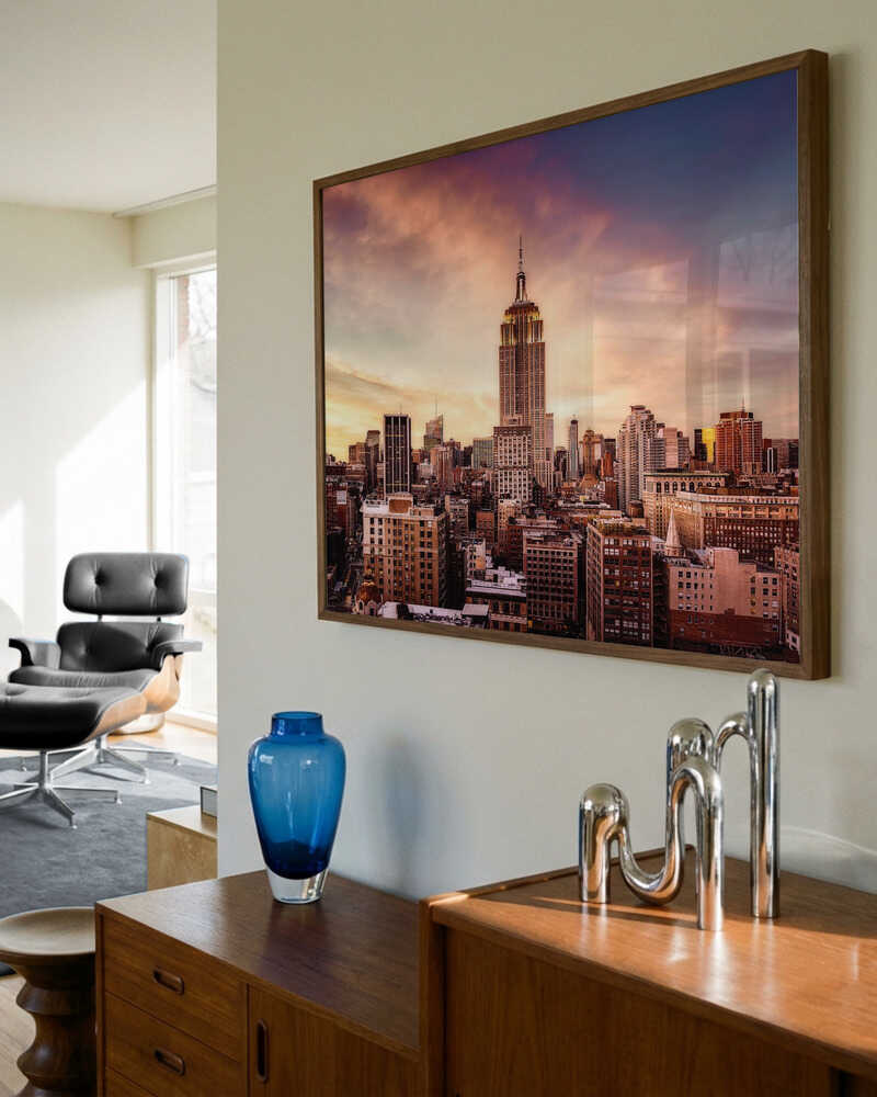 Poster „Sonnenuntergang in Midtown“