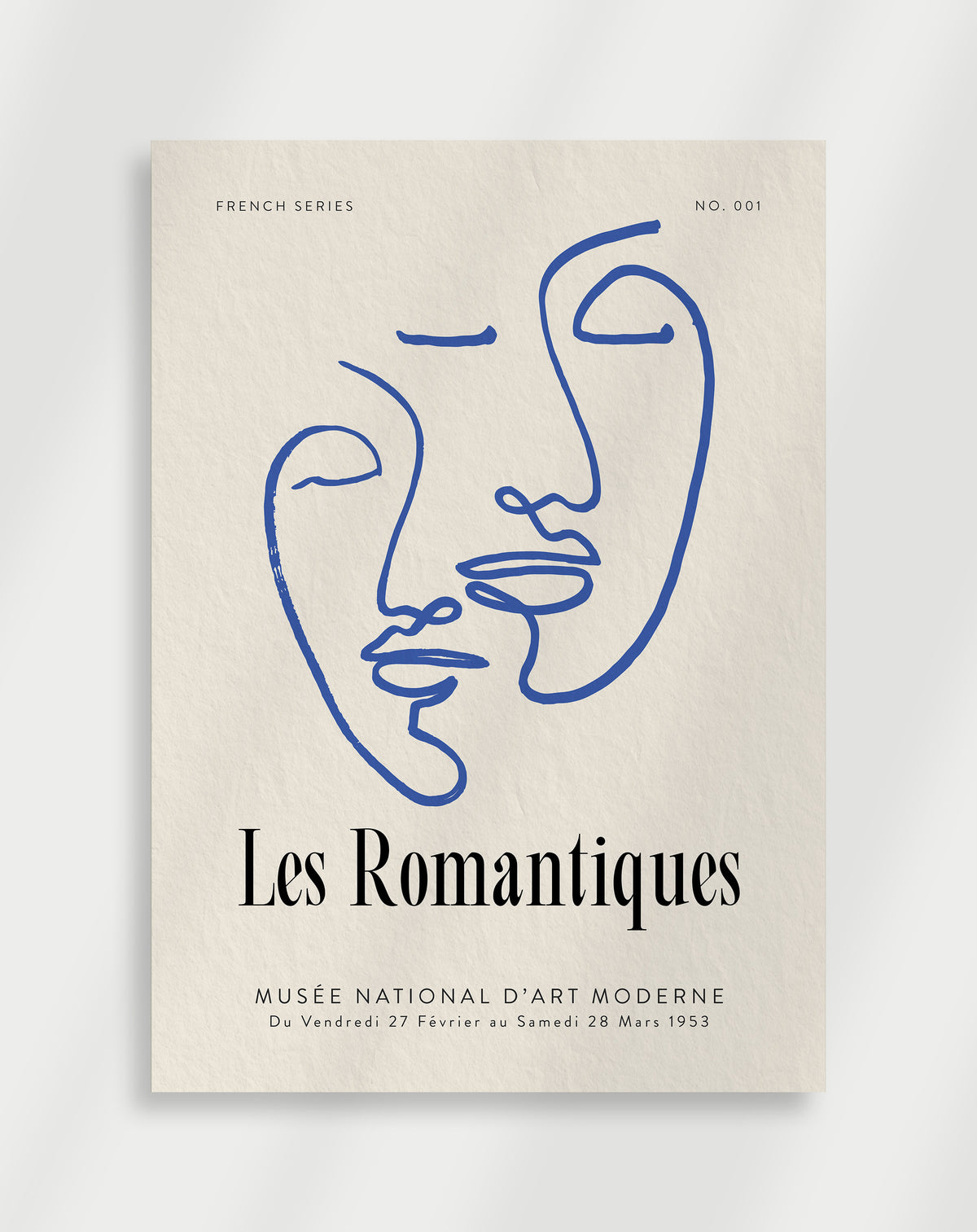 Französisches „Les Romantiques“-Poster